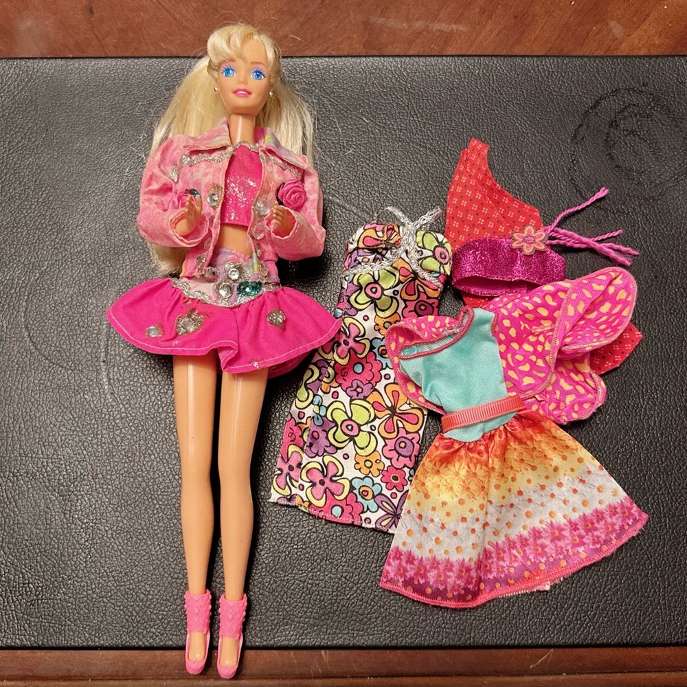 Barbie and clothes bundle